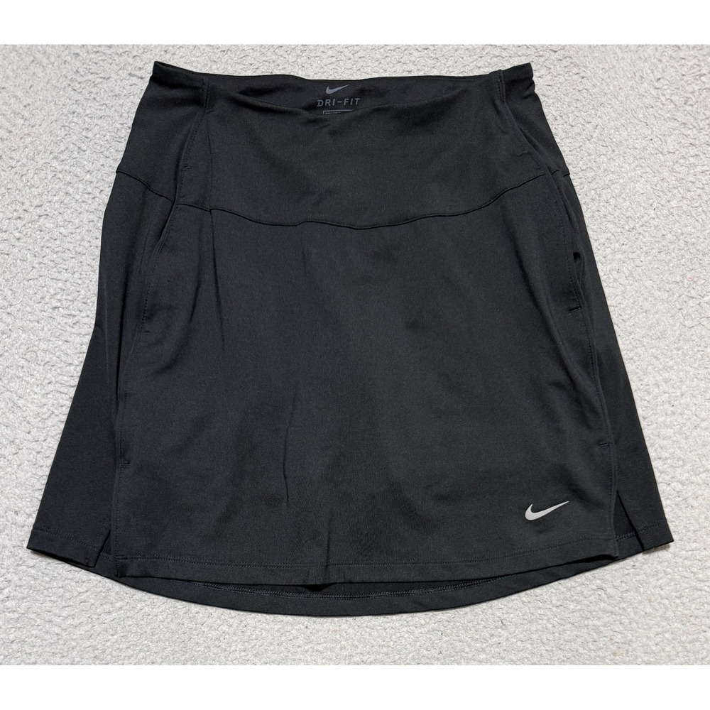 NIKE Victory DRY Golf Tennis Pickleball Skort Black CU9657-010 Womens XS